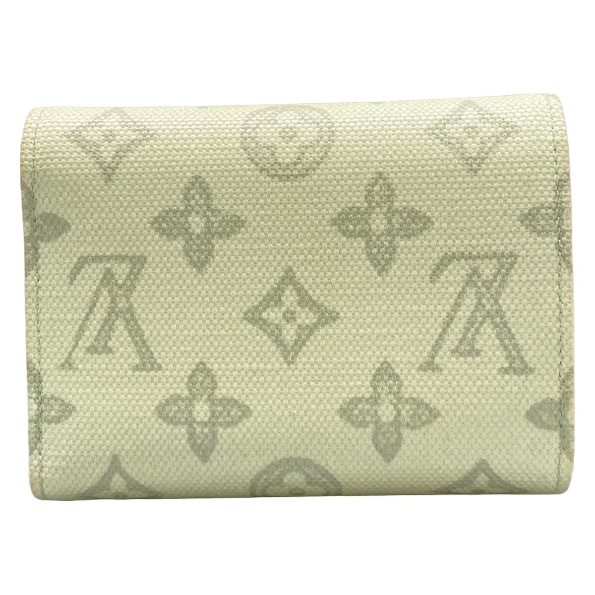 Louis Vuitton Bifold Wallet Monogram Portefeuille Victorine Vert Annie Leather — view 2