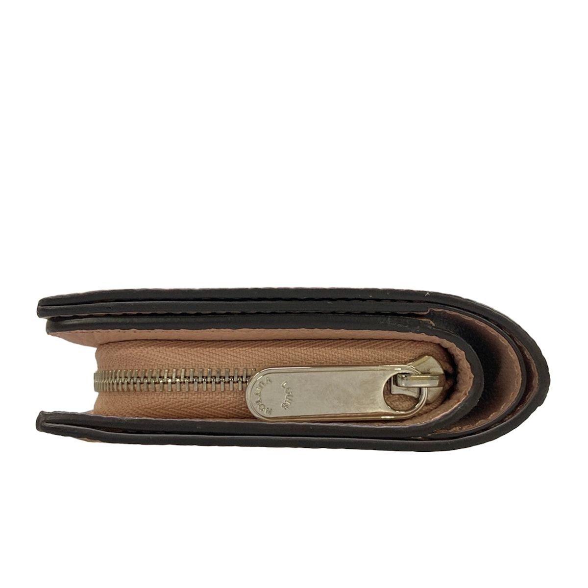 Louis Vuitton Bifold Wallet Mahina Portefeuille Jasmine Pink Leather Cowhide — view 9