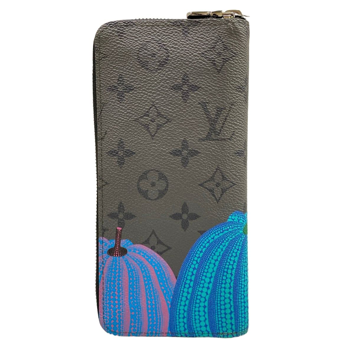 Louis Vuitton Wallet Yayoi Kusama LV YK Zippy Vertical Monogram Eclipse Reverse — view 2
