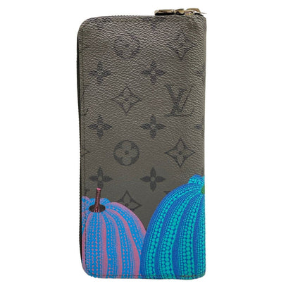 Louis Vuitton Wallet Yayoi Kusama LV YK Zippy Vertical Monogram Eclipse Reverse — view 2