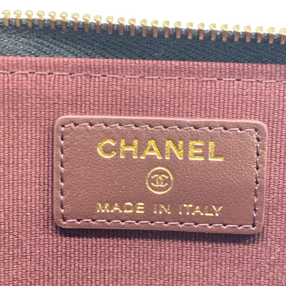 Chanel Coin Case Classic Zip Card Quilted Black — view 4