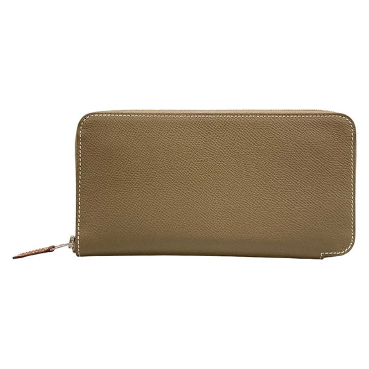 Hermes Wallet Azap Long Silk in Etoupe