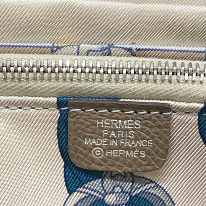 Hermes Wallet Azap Long Silk in Etoupe — view 5