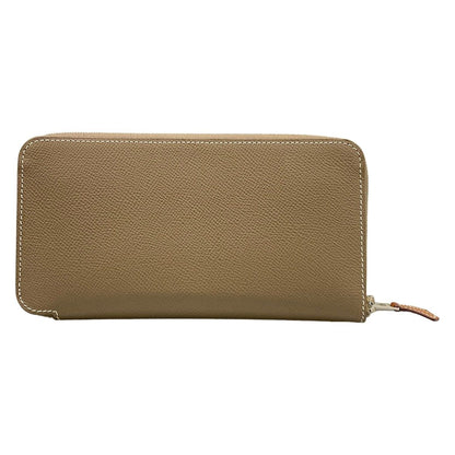 Hermes Wallet Azap Long Silk in Etoupe — view 2