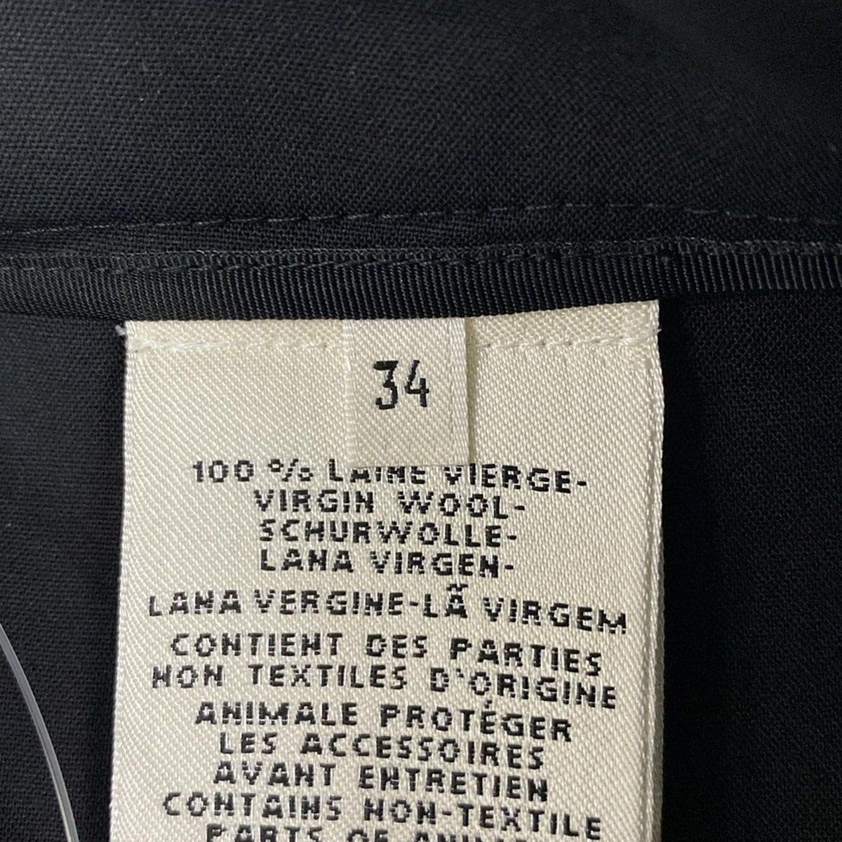 Hermes Skirt 34 S Black Knee Length Chaine D'ancre — view 4