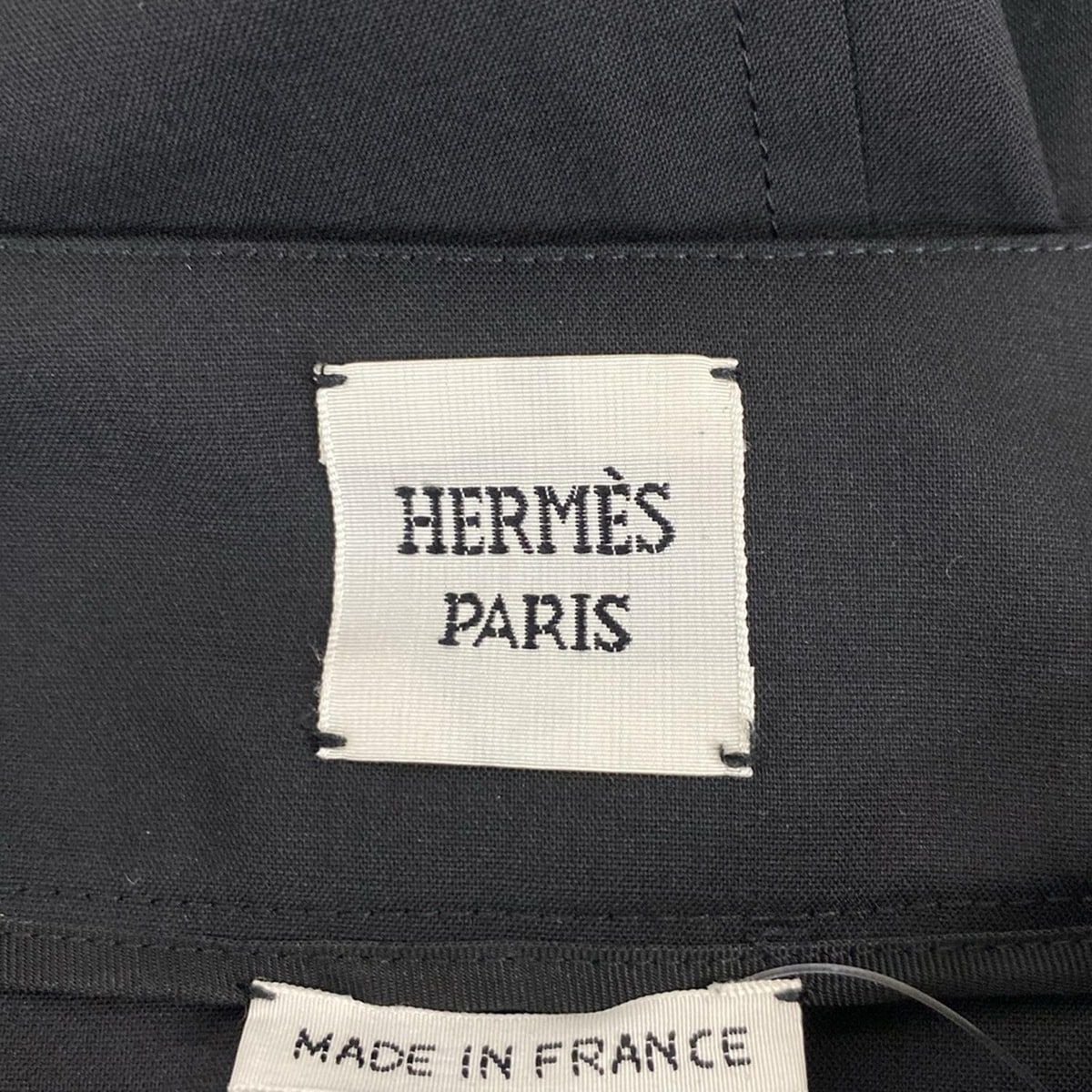 Hermes Skirt 34 S Black Knee Length Chaine D'ancre — view 3