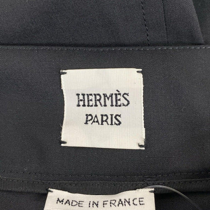 Hermes Skirt 34 S Black Knee Length Chaine D'ancre — view 3