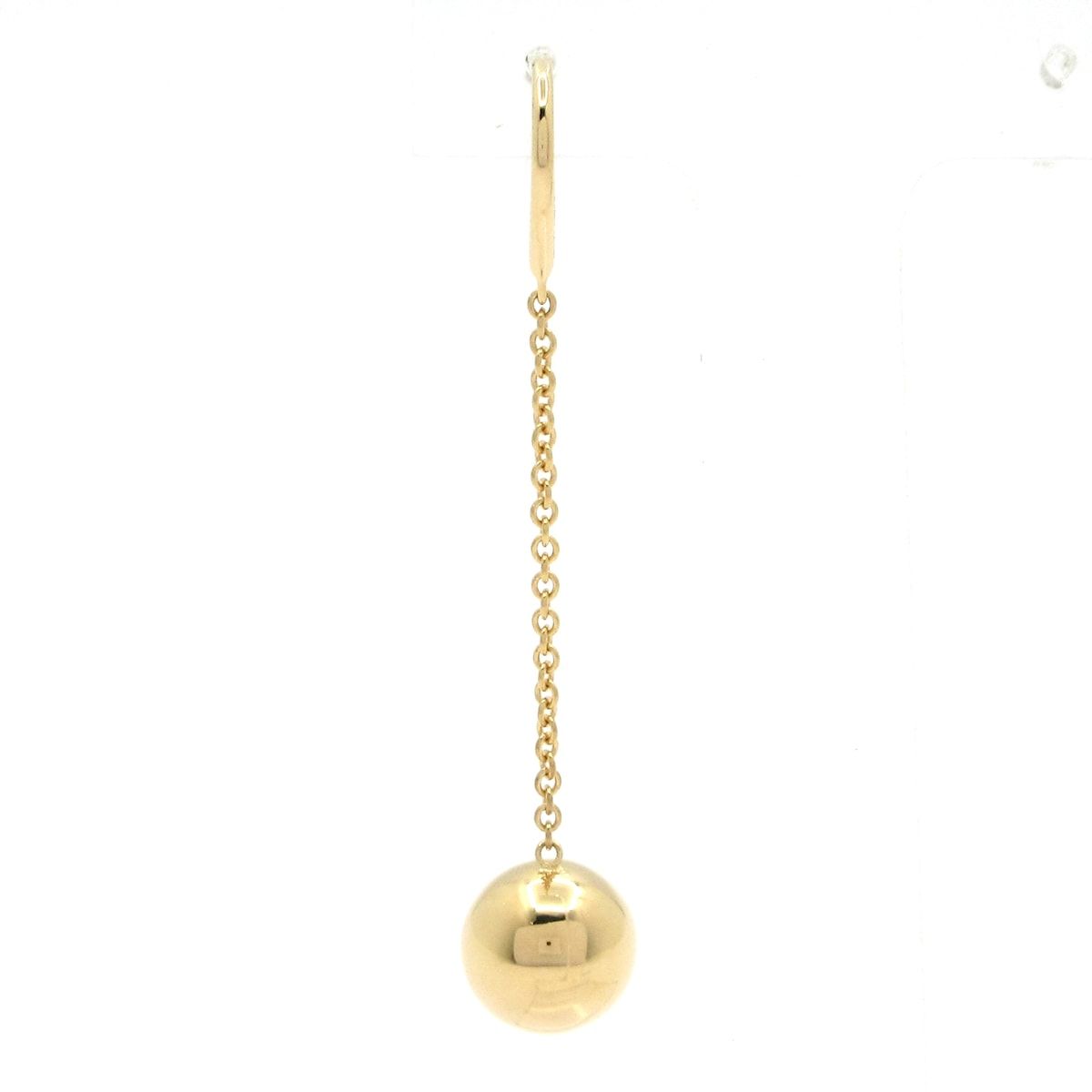 Tiffany & Co Earrings Ball Hook 18k Yellow Gold One Side