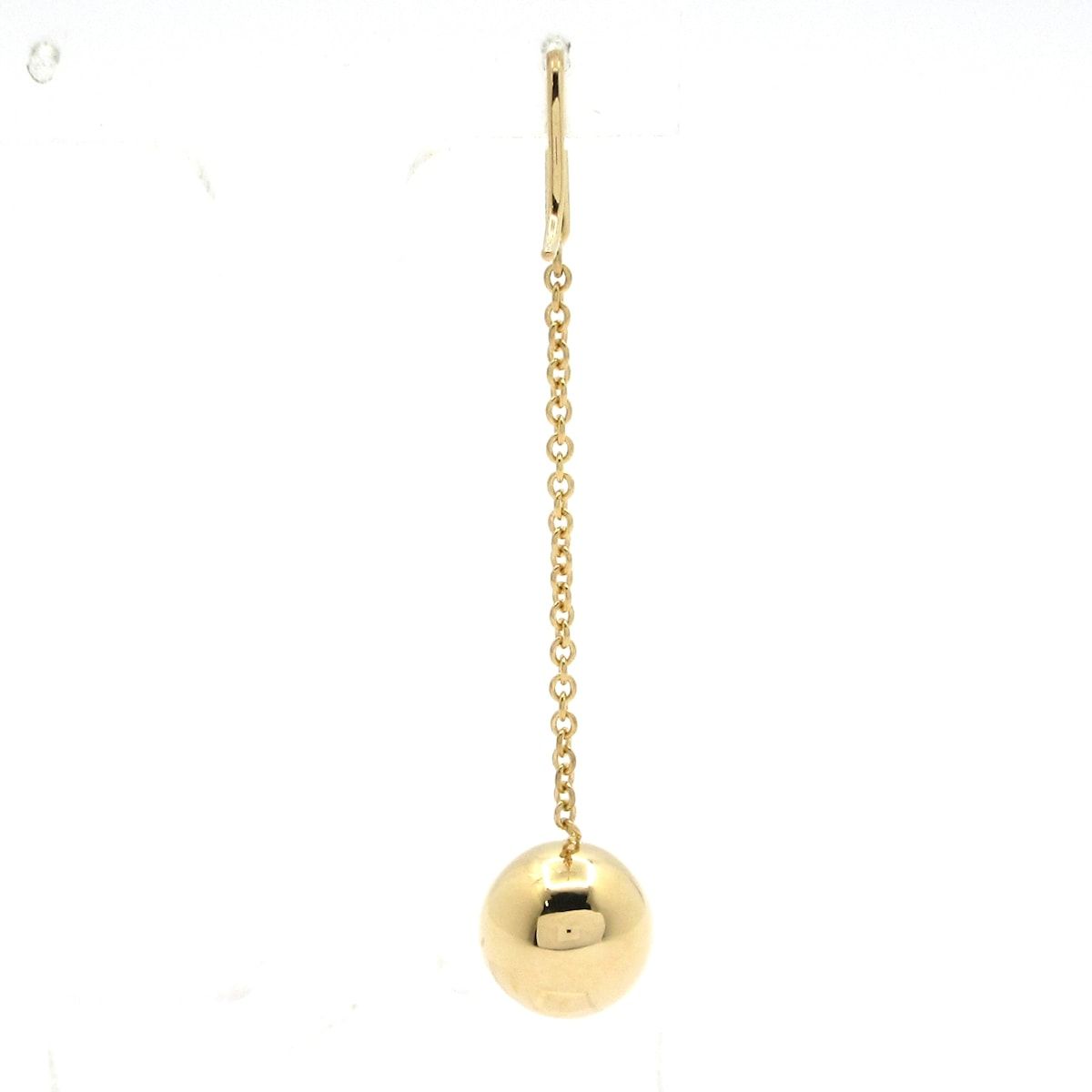 Tiffany & Co Earrings Ball Hook 18k Yellow Gold One Side — view 3