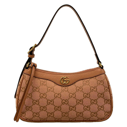 Gucci Handbag GG Supreme Marmont Pink Leather