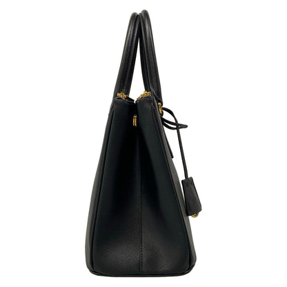 Prada Handbag Galleria Midi Black Leather — view 2