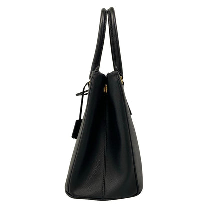 Prada Handbag Galleria Midi Black Leather — view 4