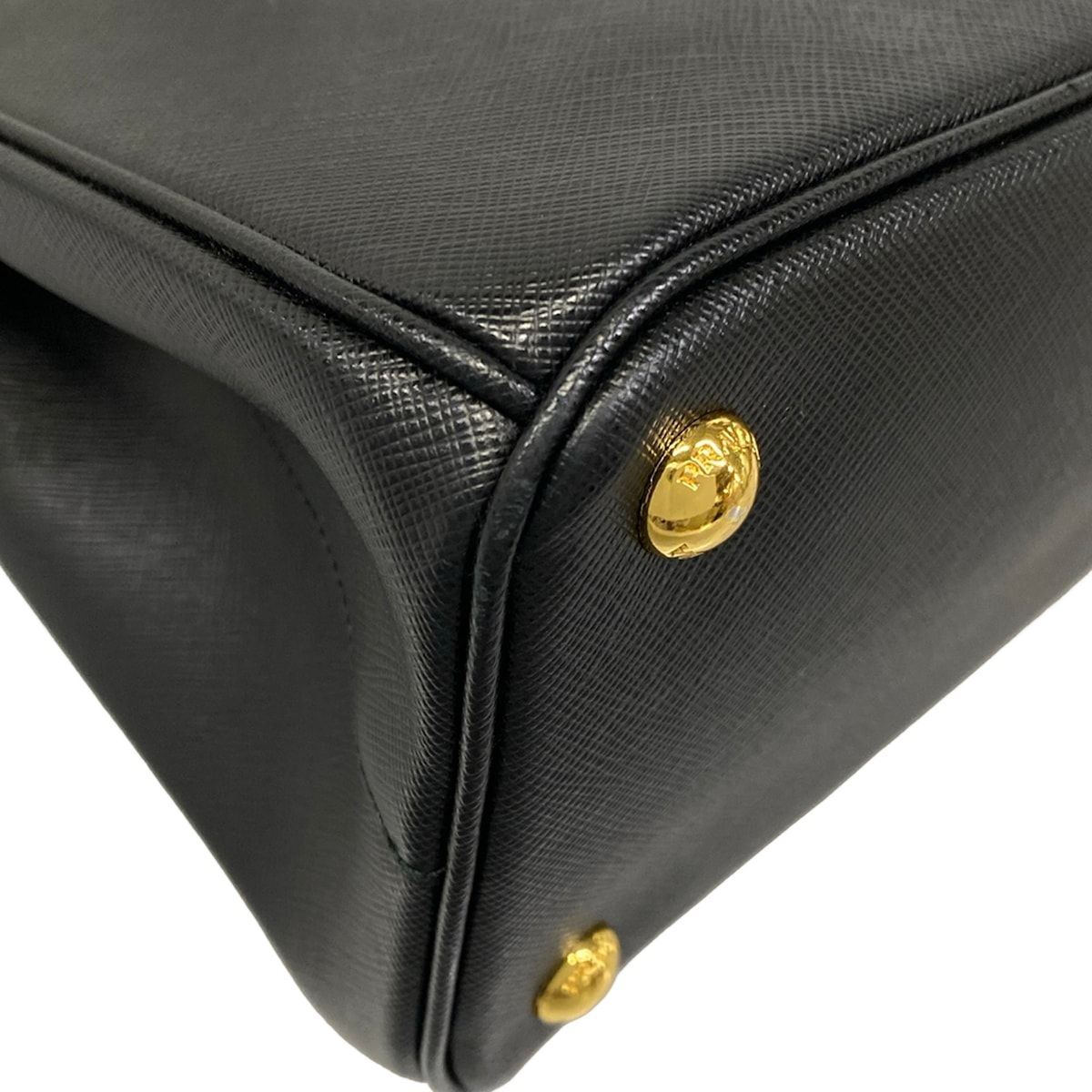 Prada Handbag Galleria Midi Black Leather — view 6