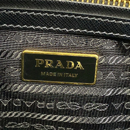 Prada Handbag Galleria Midi Black Leather — view 9
