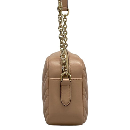 Gucci Shoulder Bag GG Marmont Small Pink Beige Chain Leather — view 4