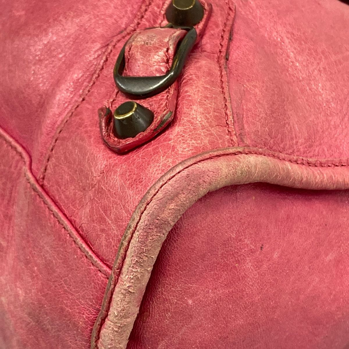 Balenciaga Handbag the City Pink Leather — view 6