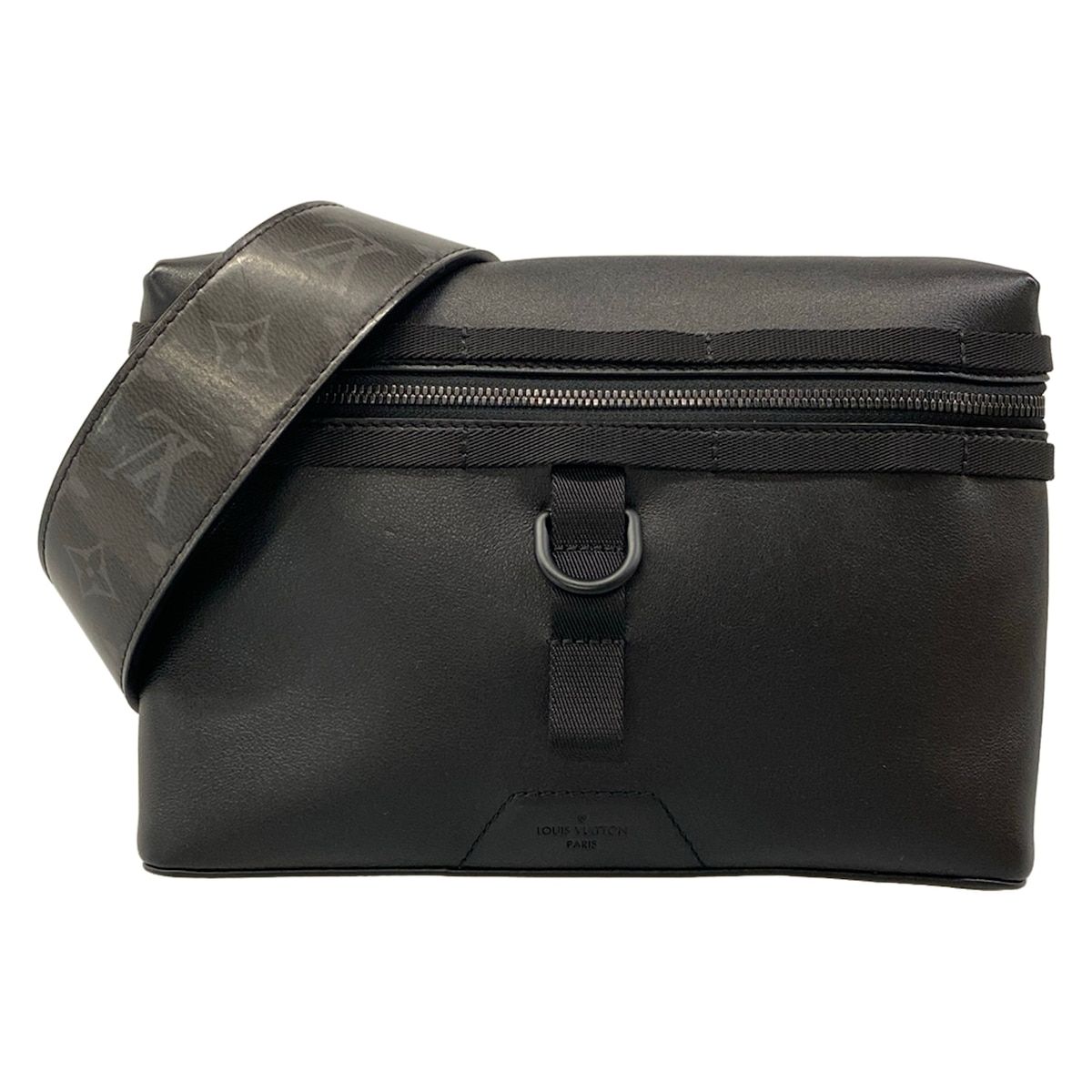 Louis Vuitton Shoulder Bag Dark Infini Tee Messenger PM Noir Leather