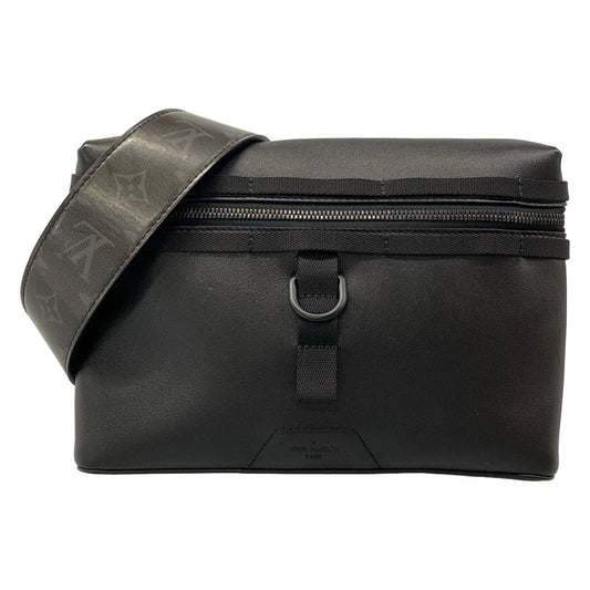 Louis Vuitton Shoulder Bag Dark Infini Tee Messenger PM Noir Leather