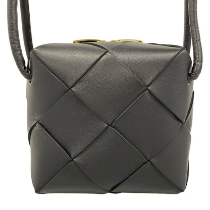 Bottega Veneta Shoulder Bag Mini Cassette Black Leather — view 3