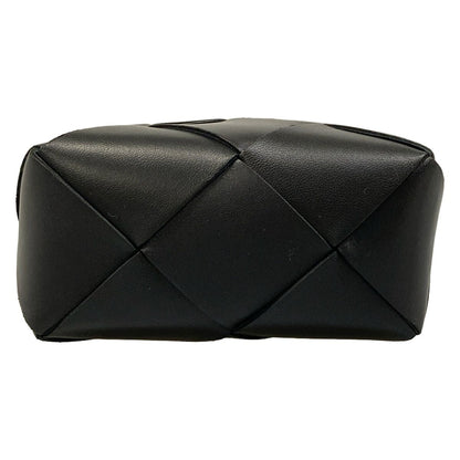 Bottega Veneta Shoulder Bag Mini Cassette Black Leather — view 5