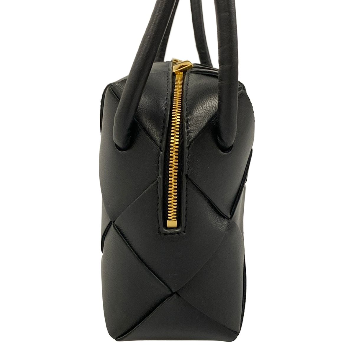 Bottega Veneta Shoulder Bag Mini Cassette Black Leather — view 4