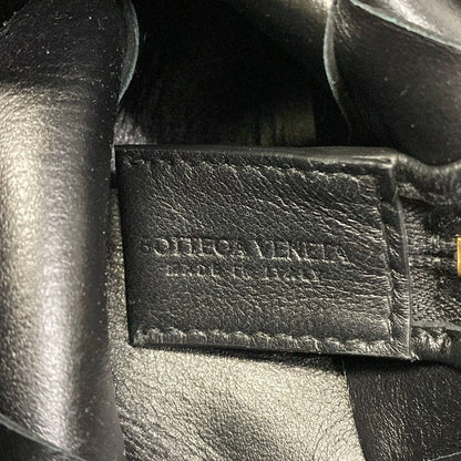 Bottega Veneta Shoulder Bag Mini Cassette Black Leather — view 9