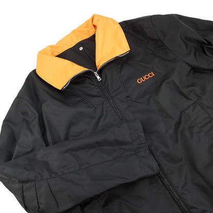 Gucci Jacket Patch Logo Twill Nylon 56 Black — view 6