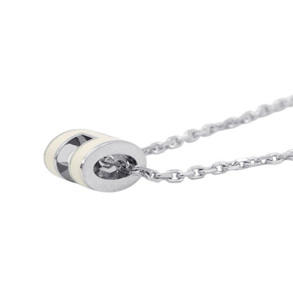 Hermes Necklace Mini Pop White Silver — view 2