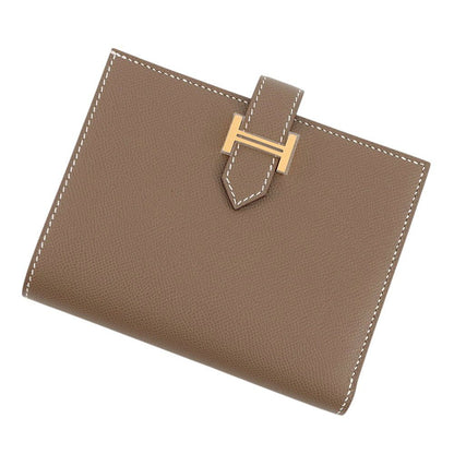 Hermes Bifold Wallet Bearn Compact Gold Vo Madame