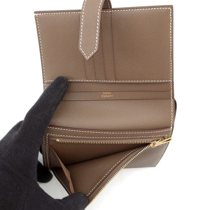 Hermes Bifold Wallet Bearn Compact Gold Vo Madame — view 6