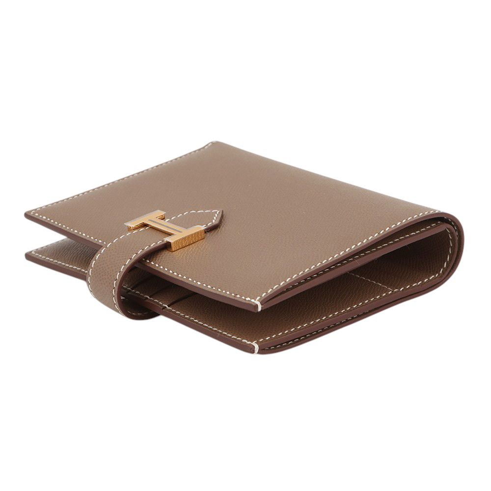 Hermes Bifold Wallet Bearn Compact Gold Vo Madame — view 2