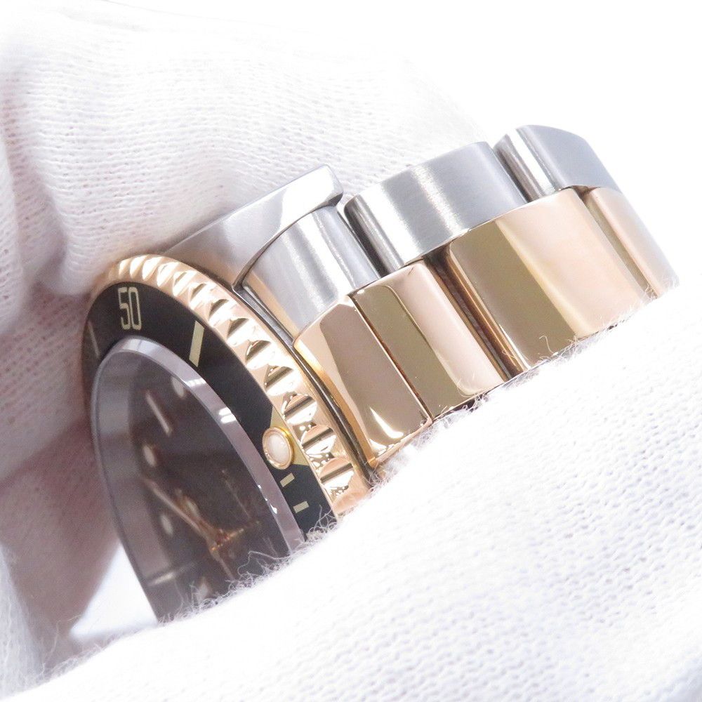 Rolex Submariner Date S Number SS 18k Yellow Gold Watch Black Dial — view 6