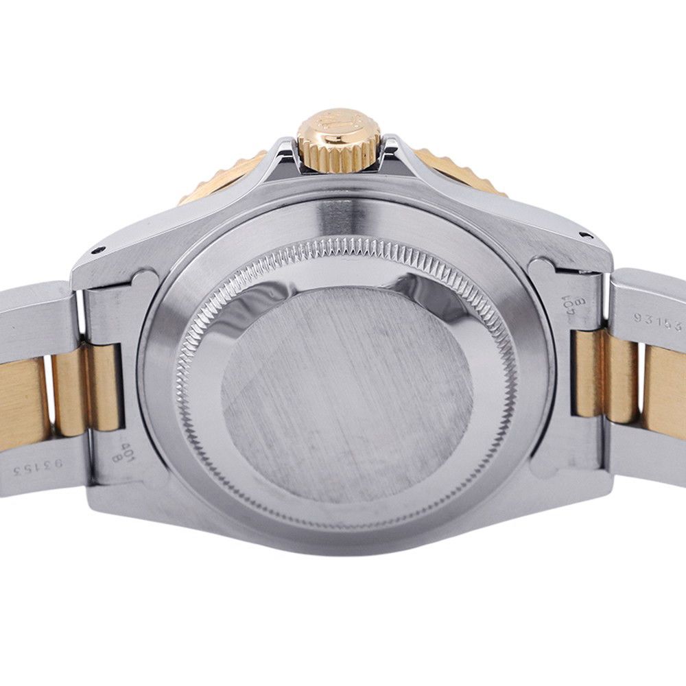 Rolex Submariner Date S Number SS 18k Yellow Gold Watch Black Dial — view 3