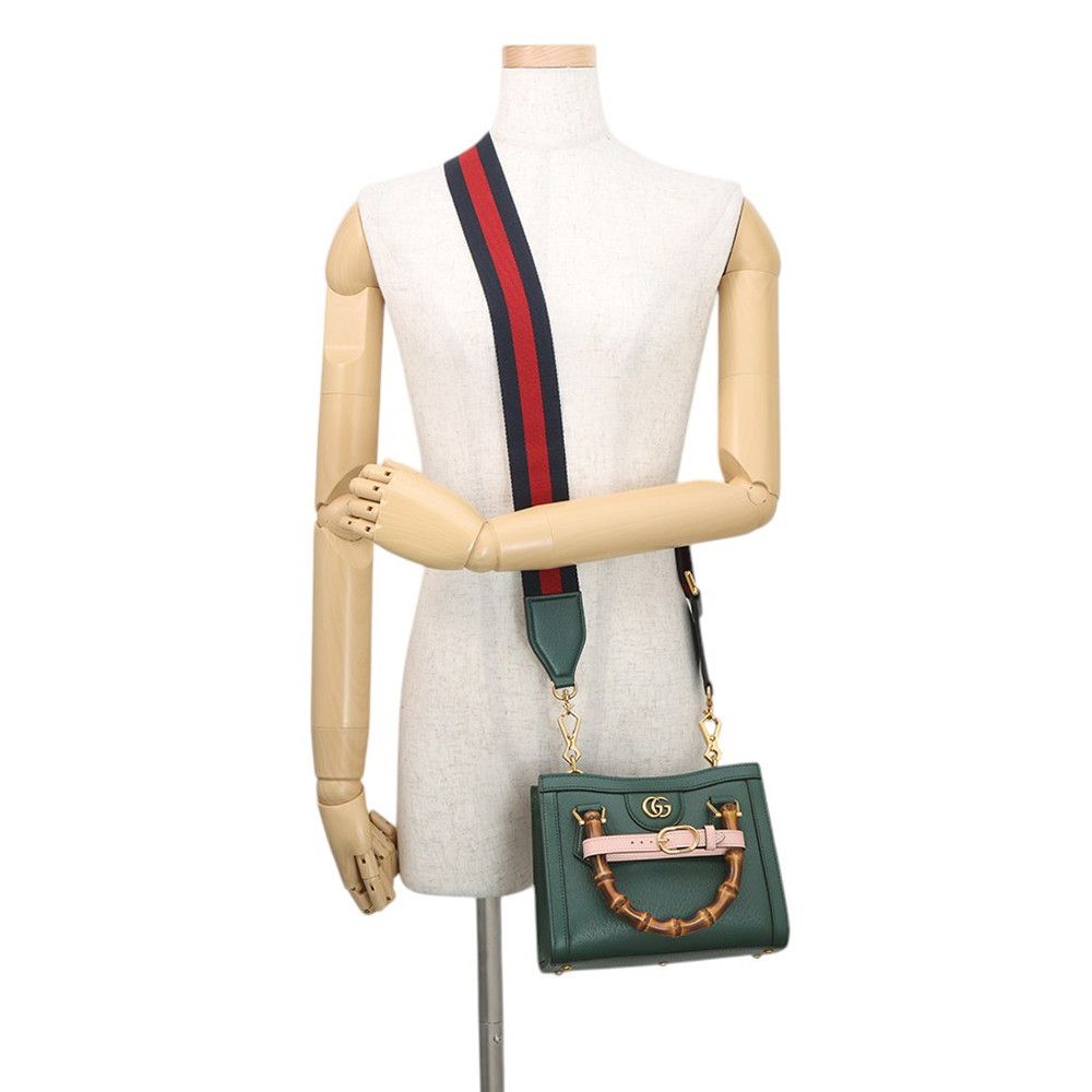 Gucci Handbag Diana Mini Tote Bamboo Leather 2-Way — view 6