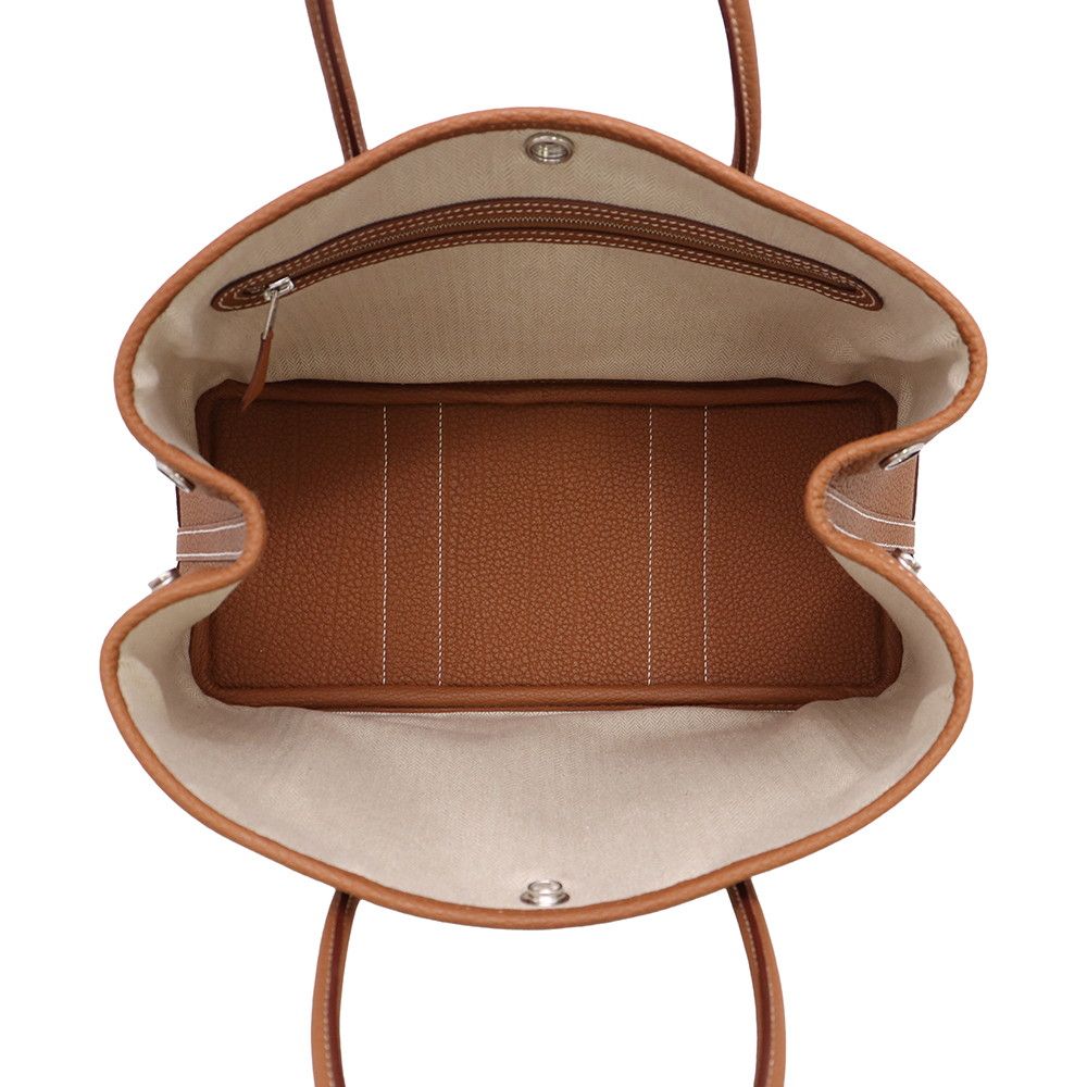 Hermes Tote Garden Party TPM Gold Silver Negonda — view 5