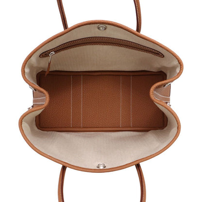 Hermes Tote Garden Party TPM Gold Silver Negonda — view 5