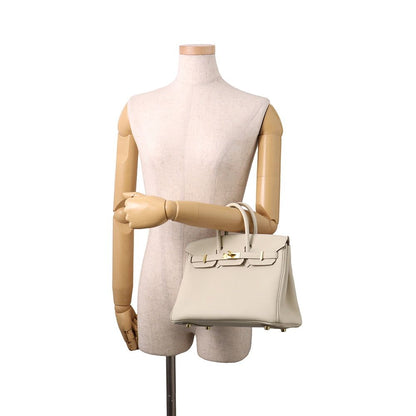Hermes Birkin 25 Cles Gold Togo Handbag — view 4