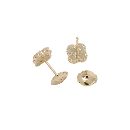 Van Cleef & Arpels Earrings Sweet Alhambra Onyx 18k Yellow Gold — view 3