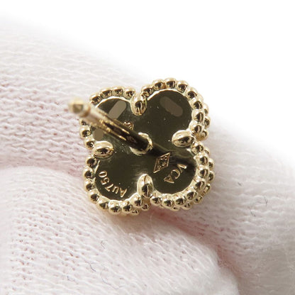 Van Cleef & Arpels Earrings Sweet Alhambra Onyx 18k Yellow Gold — view 5