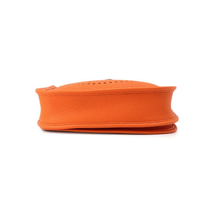 Hermes Shoulder Bag Evelyne 3 23 Orange Silver Taurillon Clemence — view 3
