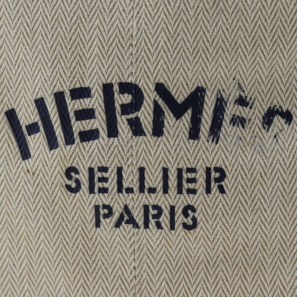 Hermes Cavalier Toile Ash Beige Shoulder Bag — view 6