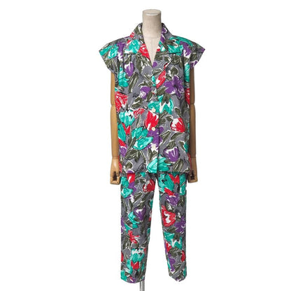Saint Laurent Yves Vintage Pants Suit M S French Sleeve Jacket Tapered