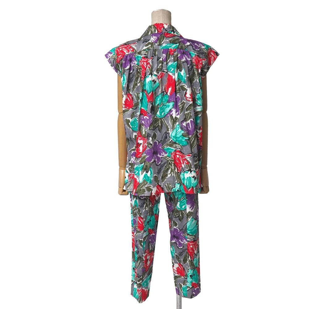 Saint Laurent Yves Vintage Pants Suit M S French Sleeve Jacket Tapered — view 2