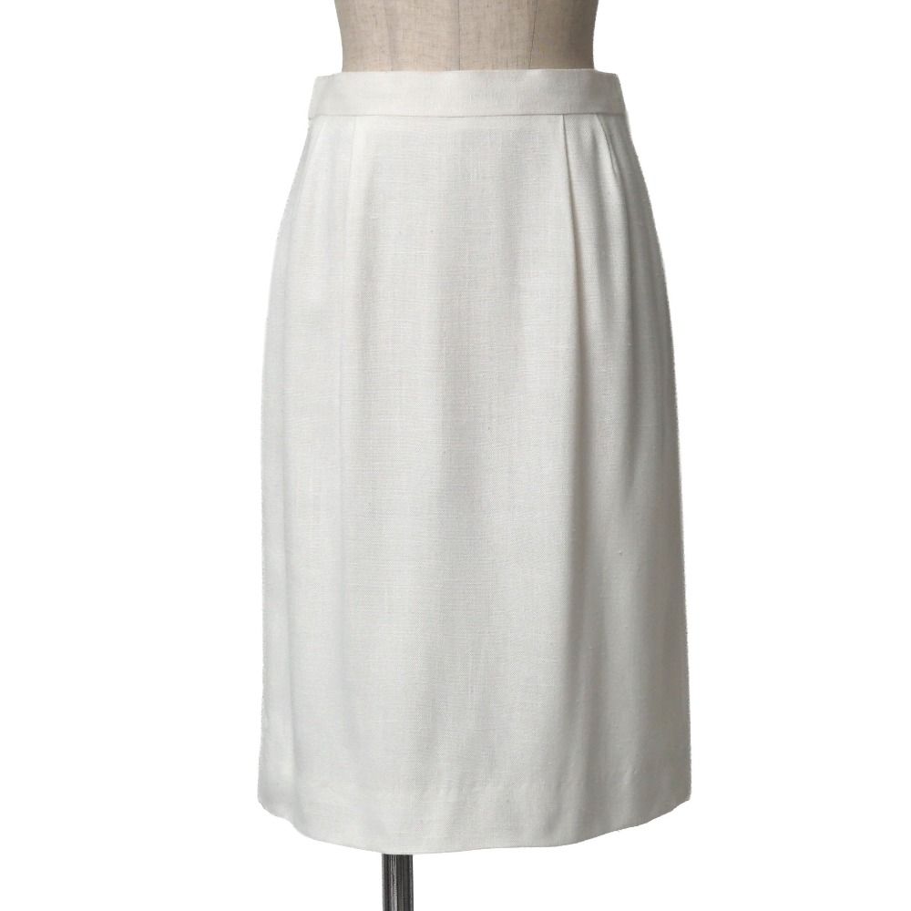 Celine Vintage Skirt Suit 38 Band Collar Long Jacket Tight — view 3