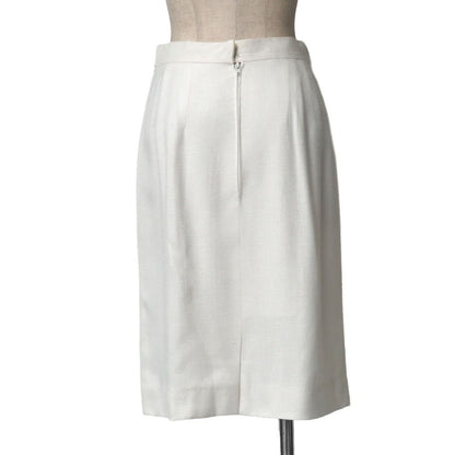 Celine Vintage Skirt Suit 38 Band Collar Long Jacket Tight — view 4