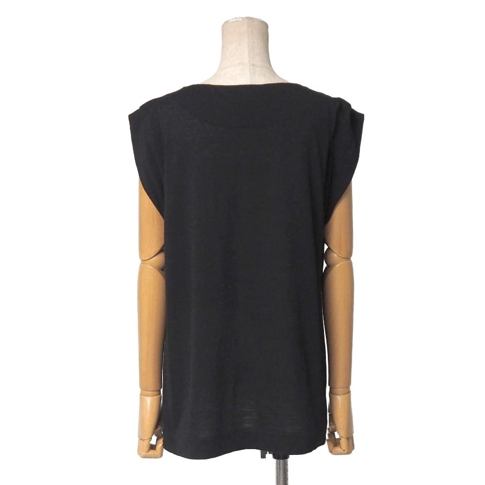 Louis Vuitton Top L Sequin V-neck Knit French Sleeve Sweater — view 3