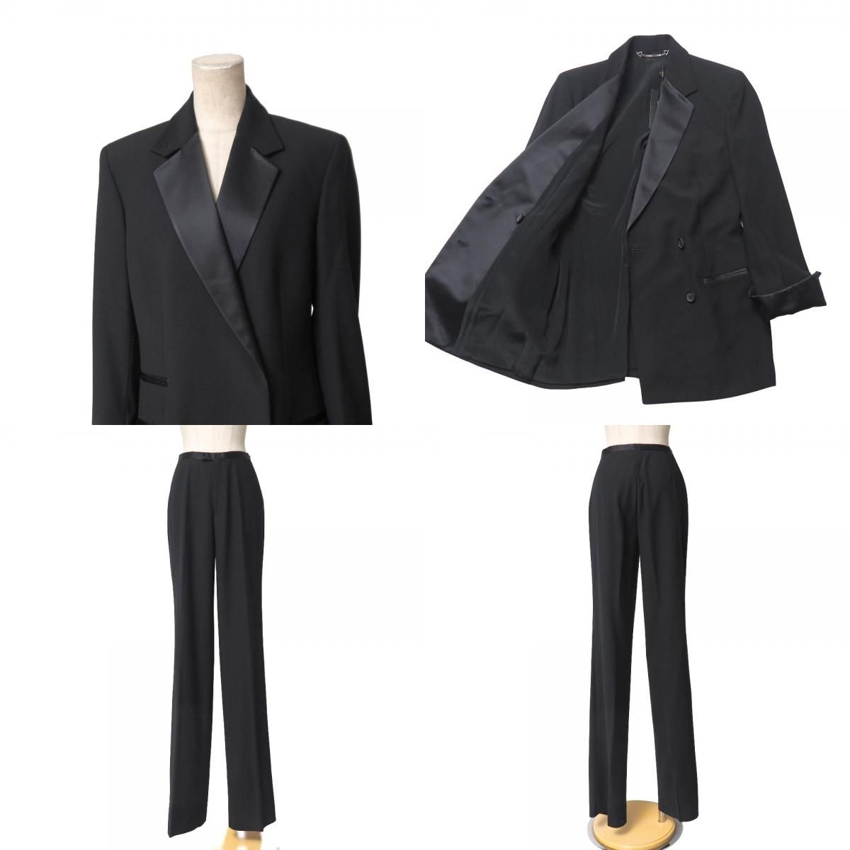 Gucci Vintage Pants Suit 42 40 Tailored Bra Leather Single Jacket Trousers — view 9
