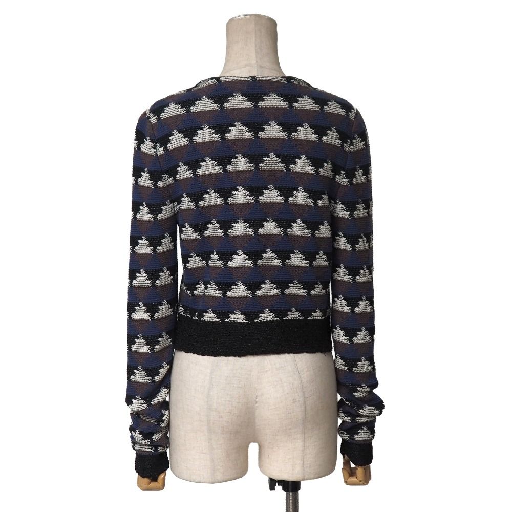 Bottega Veneta Cardigan 40 Short Cropped Knit Jacket — view 3
