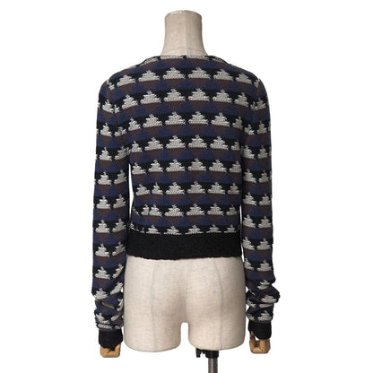 Bottega Veneta Cardigan 40 Short Cropped Knit Jacket — view 3