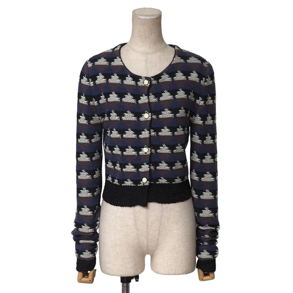 Bottega Veneta Cardigan 40 Short Cropped Knit Jacket